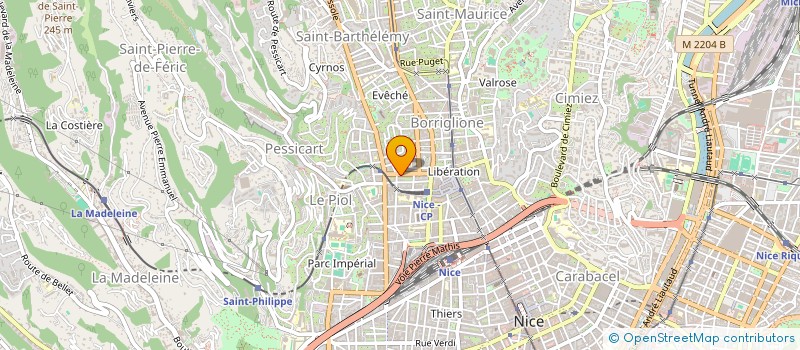 localisation de l'entreprise SAUVETAGE ET DE SECOURISME DES ALPES MARITIMES  NICE