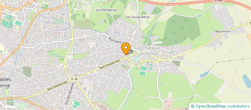 localisation de l'entreprise SAUVETAGE ET SECOURISME DU PAYS DES OLONNES à LES SABLES D'OLONNE