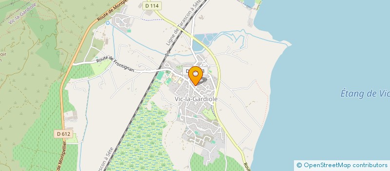 localisation de l'entreprise SAUVETAGE INONDATION EAUX VIVES INTERNATIONAL 34  VIC-LA-GARDIOLE