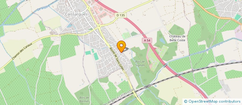 localisation de l'entreprise SAUVETAGE MS  CAISSARGUES