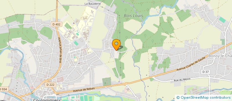 localisation de l'entreprise SAUVETAGE SECOURISME 77  COULOMMIERS