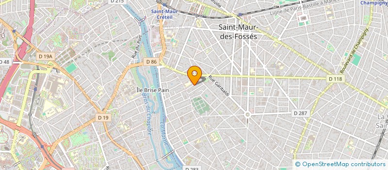 localisation de l'entreprise SAUVETAGES ANIMAUX LSF à ST MAUR DES FOSSES