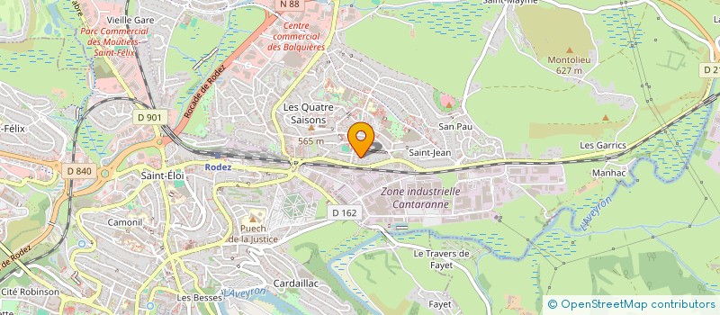 localisation de l'entreprise SAUVETEUR SECOURISTE DE L'AVEYRON à ONET-LE-CHATEAU