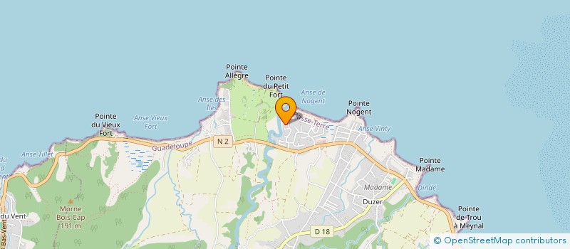 localisation de l'entreprise SAUVETEUR SECOURISTE DE LA GUADELOUPE à SAINTE-ROSE
