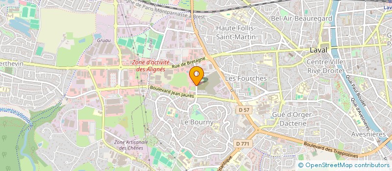 localisation de l'entreprise SAUVETEURS LAVALLOIS à LAVAL