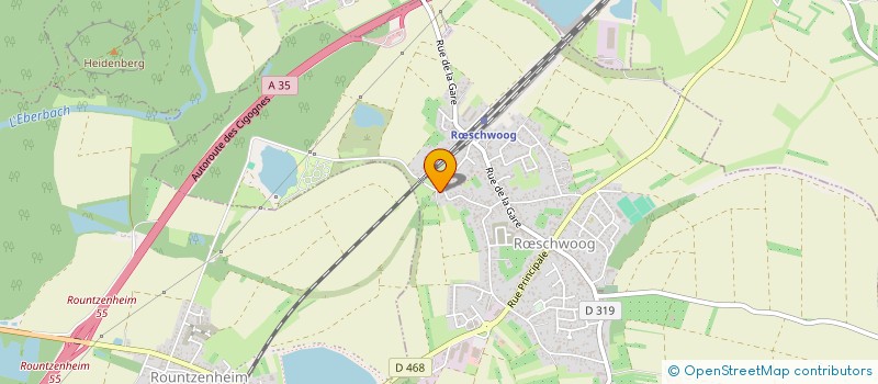 localisation de l'entreprise SAUVETEURS SECOUR. ROESCHWOOG & ENVIRON  RSCHWOOG