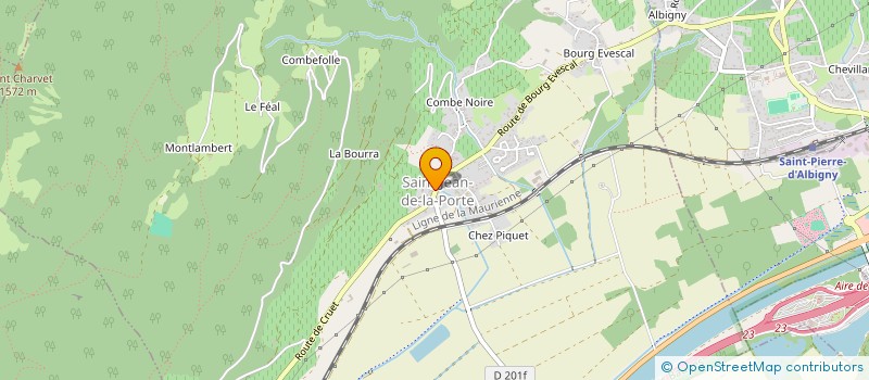 localisation de l'entreprise SAUVETEURS SECOURISTES COEUR DE SAVOIE  SAINT-JEAN-DE-LA-PORTE