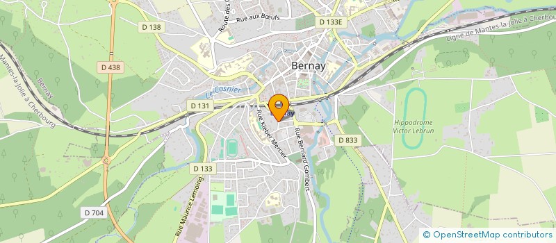 localisation de l'entreprise SAUVETEURS SECOURISTES RISLE CHARENTONNE à BERNAY