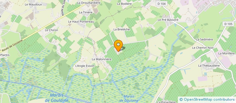 localisation de l'entreprise SAUVETRE à LE LOROUX-BOTTEREAU