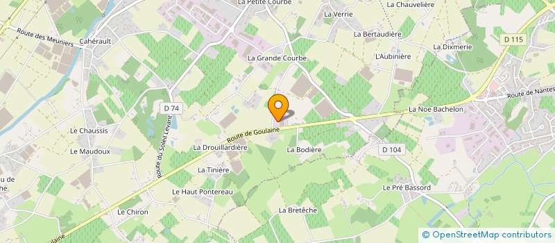 localisation de l'entreprise SAUVETRE  SAINT-JULIEN-DE-CONCELLES