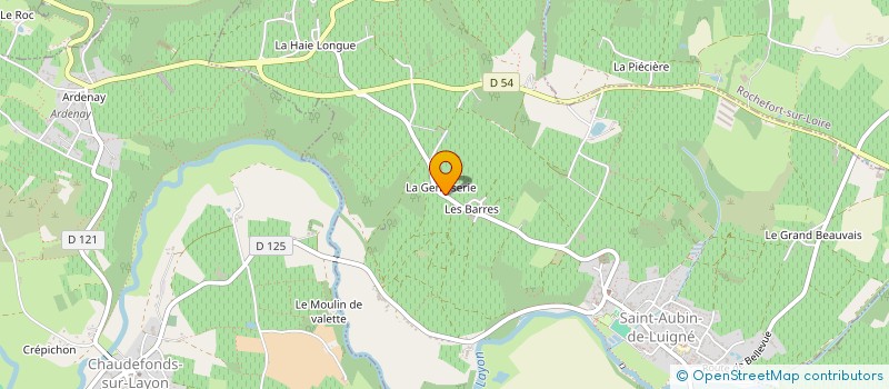 localisation de l'entreprise SAUVETRE à CHEMILLE-EN-ANJOU