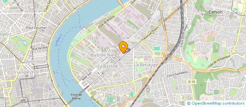 localisation de l'entreprise SAUVETTE  BORDEAUX