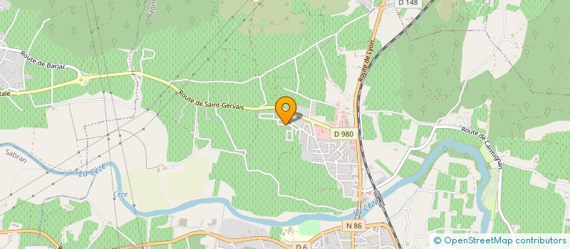 localisation de l'entreprise SAUVEUR AGRI  PIOLENC