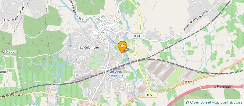 localisation de l'entreprise SAUVEUR PLA EXPERTISE  LES ARCS