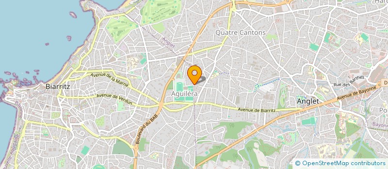 localisation de l'entreprise SAUVEUR RUIZ  ANGLET