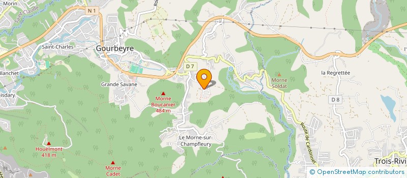 localisation de l'entreprise SAUVEZ NOTRE ENTREPRISE GUADELOUPEENNE  GOURBEYRE