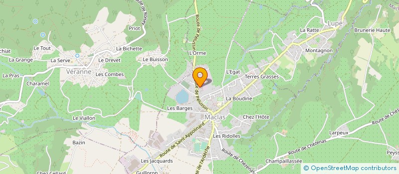 localisation de l'entreprise SAUVIGNET DUMAS à MACLAS