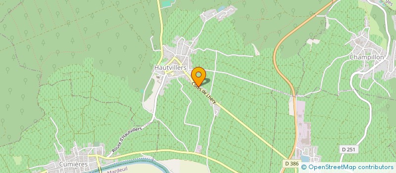 localisation de l'entreprise SAUVIGNIER-CLAISSE  HAUTVILLERS