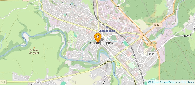 localisation de l'entreprise SAUVONNET 2 R JAMASE  CHAMPAGNOLE