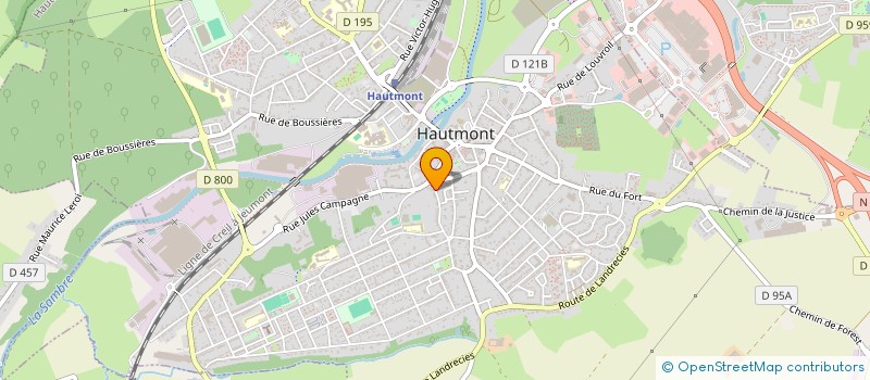 localisation de l'entreprise SAUVONS L'ABBAYE D'HAUTMONT  HAUTMONT