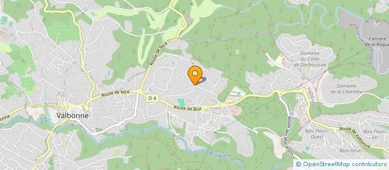 localisation de l'entreprise SAUVONS LA FORET VALBONNAISE, MAITRISONS NOTRE ENVIRONNEMENT, L'URBANISATION ET NOTRE CADRE DE VIE à VALBONNE