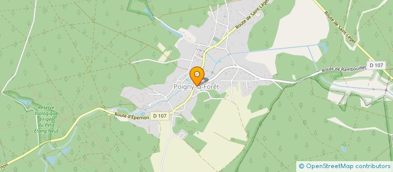 localisation de l'entreprise SAUVONS LES MOULINEAUX S.L.M.  POIGNY-LA-FORET