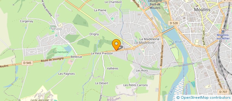 localisation de l'entreprise SAUVTEL  NEUVY