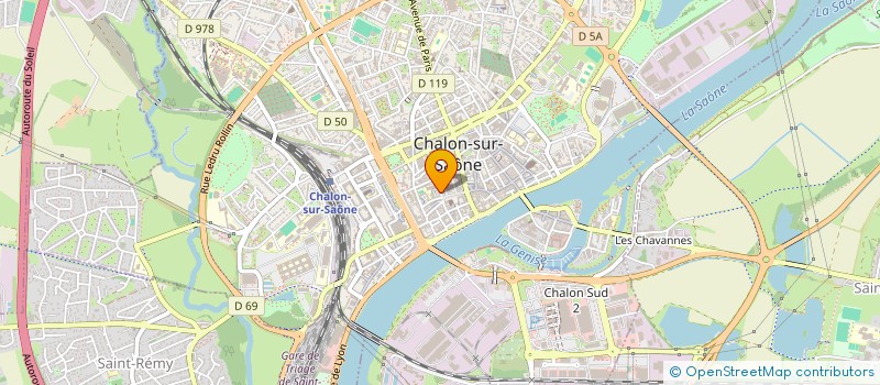 localisation de l'entreprise SAUWE à CHALON-SUR-SAONE