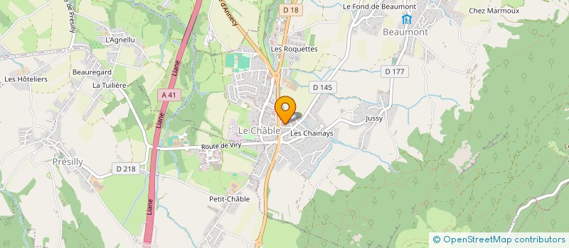 localisation de l'entreprise SAUZAY INC.  BEAUMONT