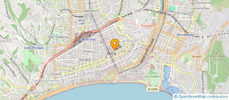localisation de l'entreprise SAUZE NAIRI à NICE