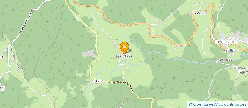 localisation de l'entreprise SAUZEA 2D  BOURG-ARGENTAL