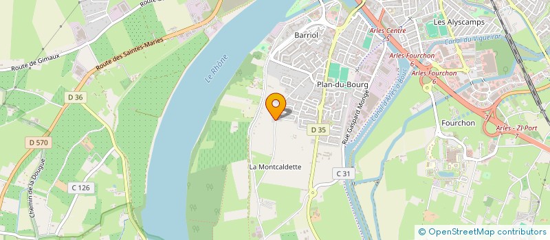localisation de l'entreprise SAUZET MSVT à ARLES