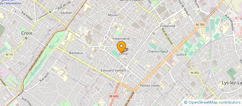 localisation de l'entreprise SAUZONORD à ROUBAIX