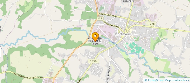 localisation de l'entreprise SAUZY  HAGETMAU