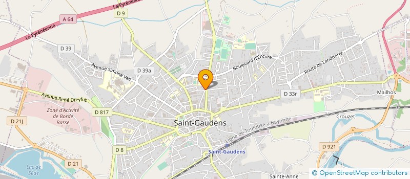 localisation de l'entreprise SAV 31 à SAINT-GAUDENS