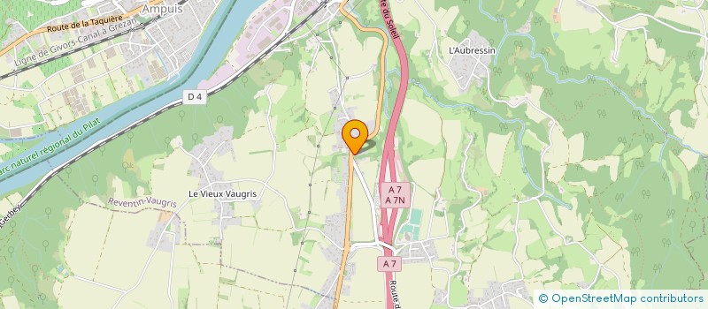 localisation de l'entreprise SAV AX  REVENTIN-VAUGRIS