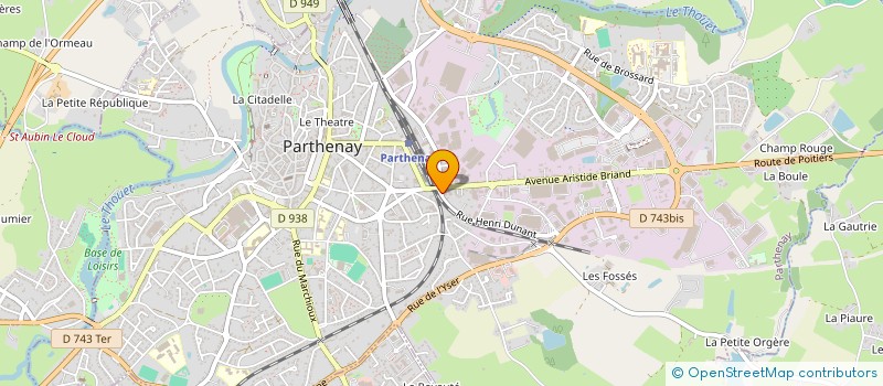 localisation de l'entreprise SAV CHAUFFAGE PARTHENAY  PARTHENAY