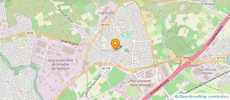 localisation de l'entreprise SAV CLIM & PAC à VENDARGUES