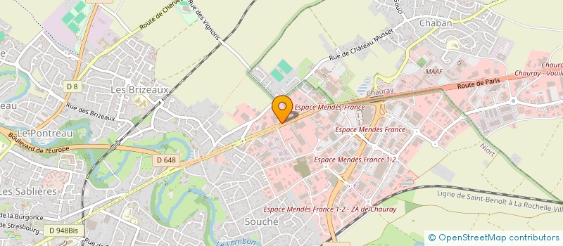 localisation de l'entreprise SAV.D à NIORT