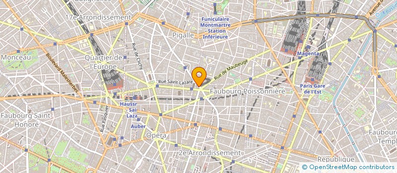 localisation de l'entreprise SAV MACHINES DE BUREAU à PARIS