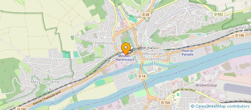 localisation de l'entreprise SAV MOTORS  HARDRICOURT