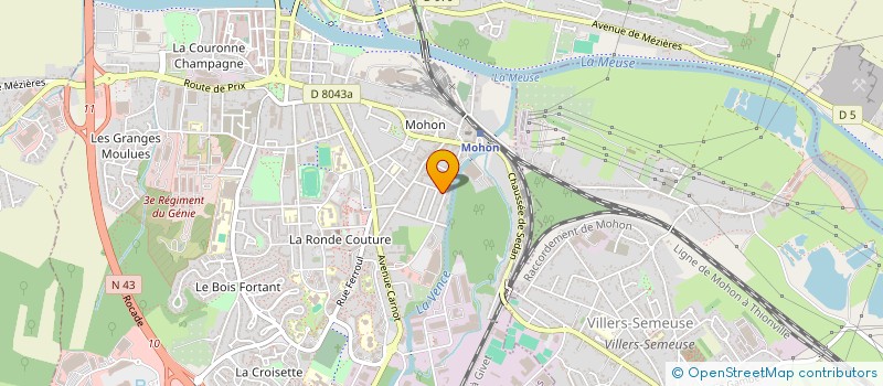 localisation de l'entreprise SAV PEM  CHARLEVILLE-MEZIERES