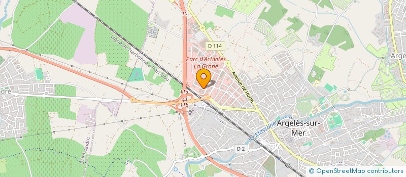 localisation de l'entreprise SAV PLUS à ARGELES-SUR-MER