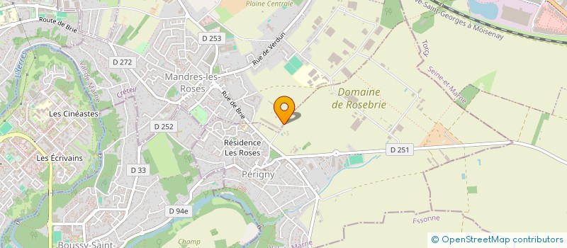 localisation de l'entreprise SAV - SOCIETE AUXILIAIRE DE VOIRIE à MANDRES-LES-ROSES