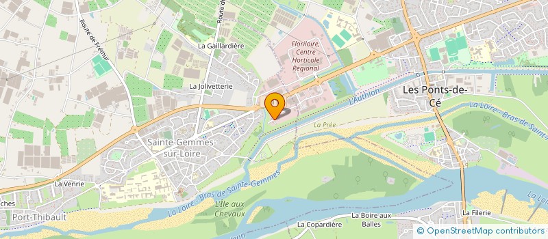 localisation de l'entreprise SAV - TECH CHAUFFAGE  SAINTE-GEMMES-SUR-LOIRE