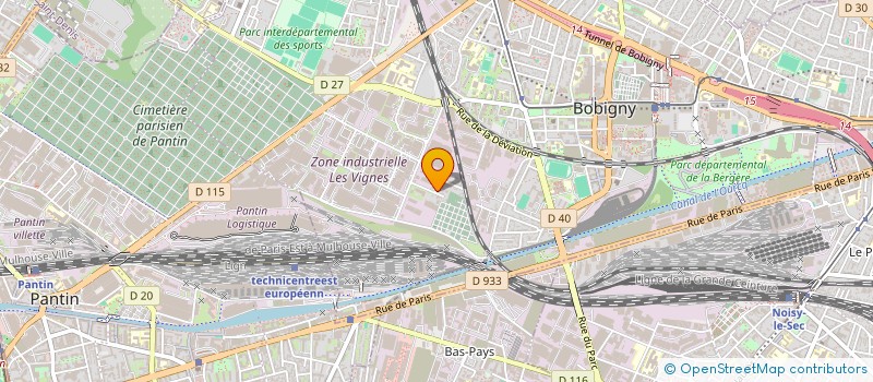 localisation de l'entreprise SAV24 à BOBIGNY