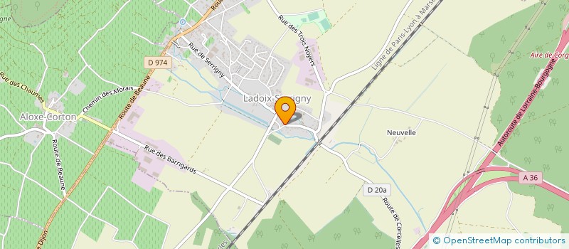 localisation de l'entreprise SAV2R  LADOIX-SERRIGNY