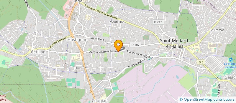 localisation de l'entreprise SAVA  SAINT-AUBIN-DE-MEDOC