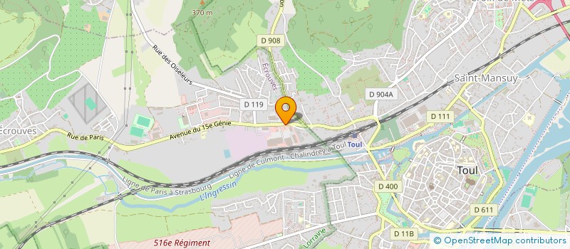 localisation de l'entreprise SAVA  NANCY