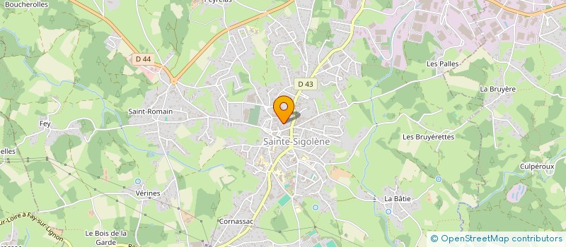 localisation de l'entreprise SAVA à SAINTE-SIGOLENE